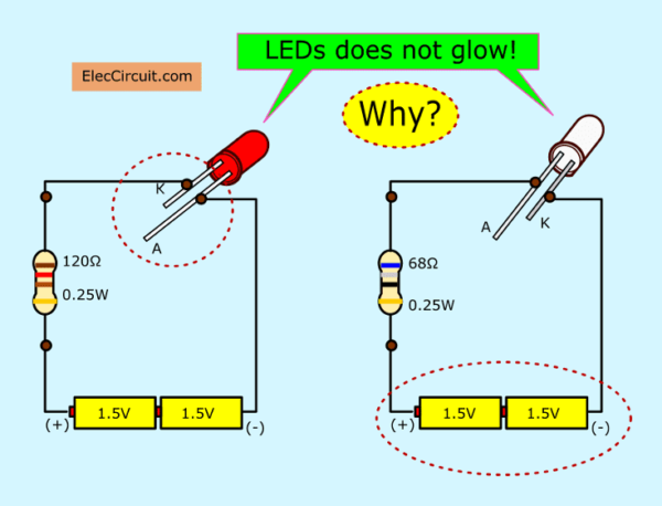 V Led Light Circuit Diagram