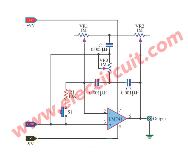 Three simple door buzzer circuit - ElecCircuit.com