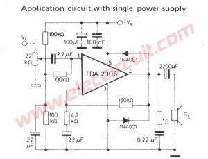 Small IC Power Amplifier Circuits for speaker | ElecCircuit.com