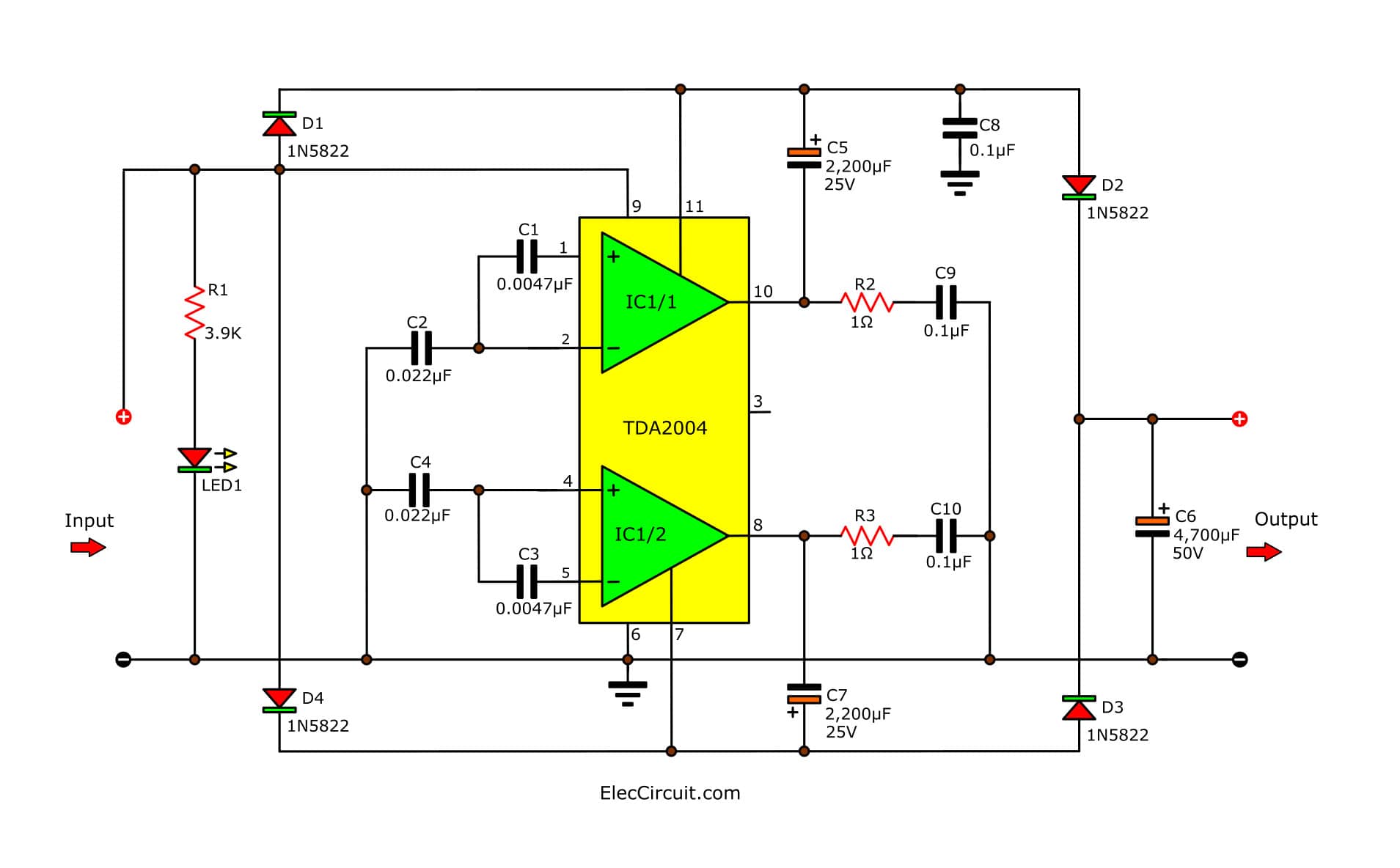 12 Volt Dc Circuit Diagram