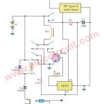 PIR. motion sensor alarm circuit