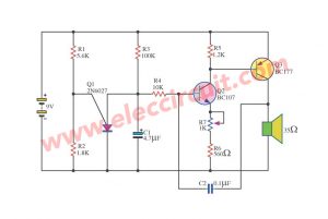 4 ideas of tone generator circuit using FET, SCR, transistors | ElecCircuit