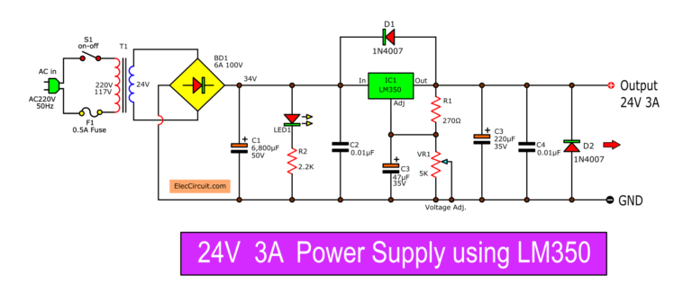 9 ways to build 24V power supply circuits with easy parts