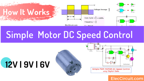 How to make Simple DC Motor Speed Controller Circuit DIY, 12V Motor  Controller 