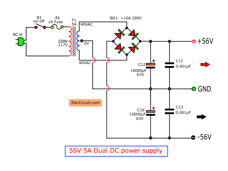100 watt DC servo amplifier circuit using Power MOSFET