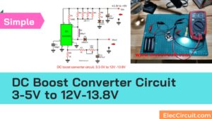 Simple 1.5v to 9v step up dc converter circuit using TL496