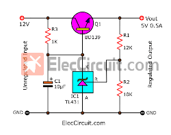 Experiment TL431 circuits as shunt regulators and more | ElecCircuit.com
