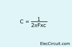 formula for calculating capacitance