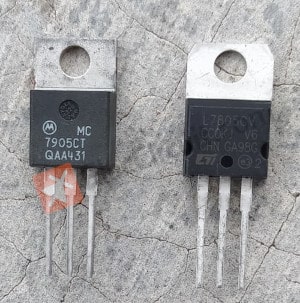 7905 vs 7805 regulator